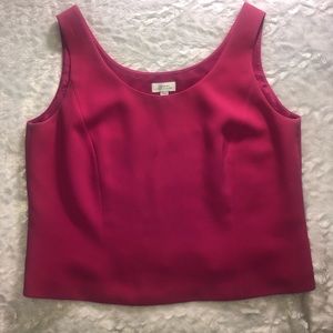 Tahari pink sleeveless top